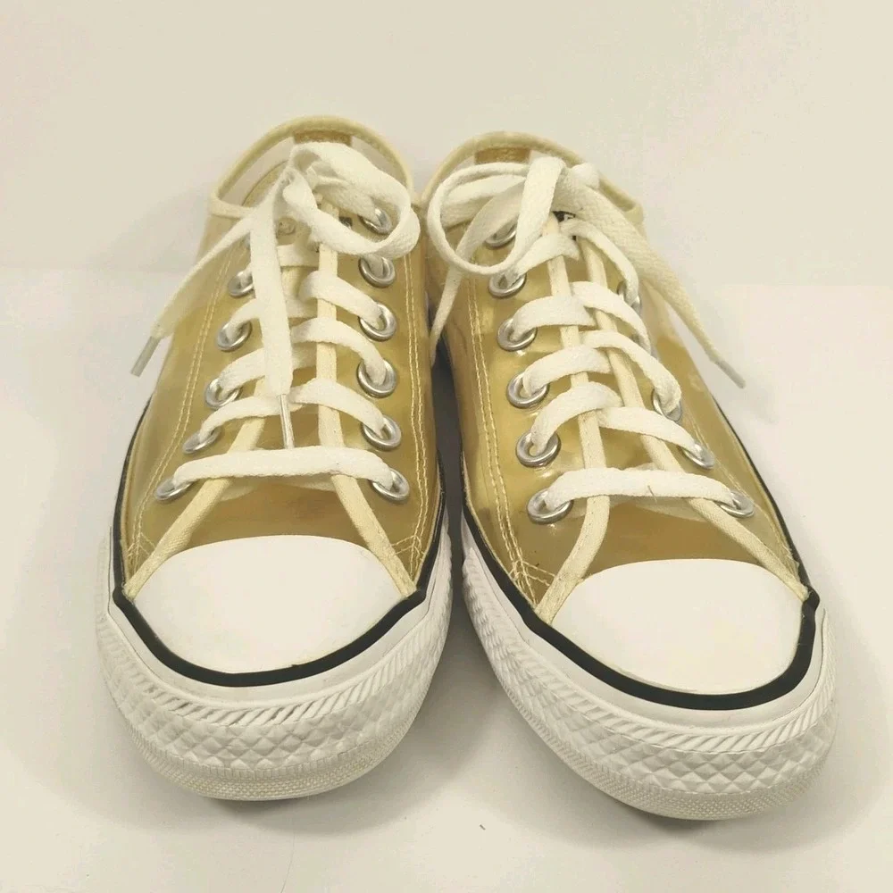 Converse Chuck‎ Taylor All Stars Clear Transparent White Shoes Youth Size 3.5